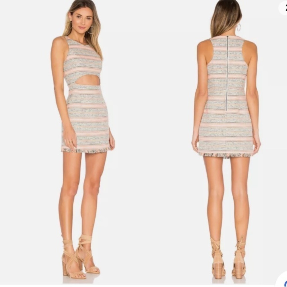 Lovers + Friends tweed sheath dress with front cut out. Size medium - Picture 9 of 9